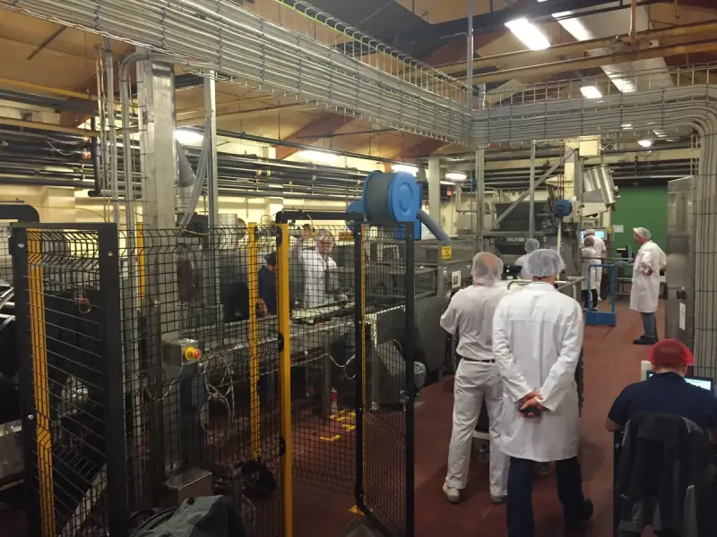 Commissioning of a food production facility